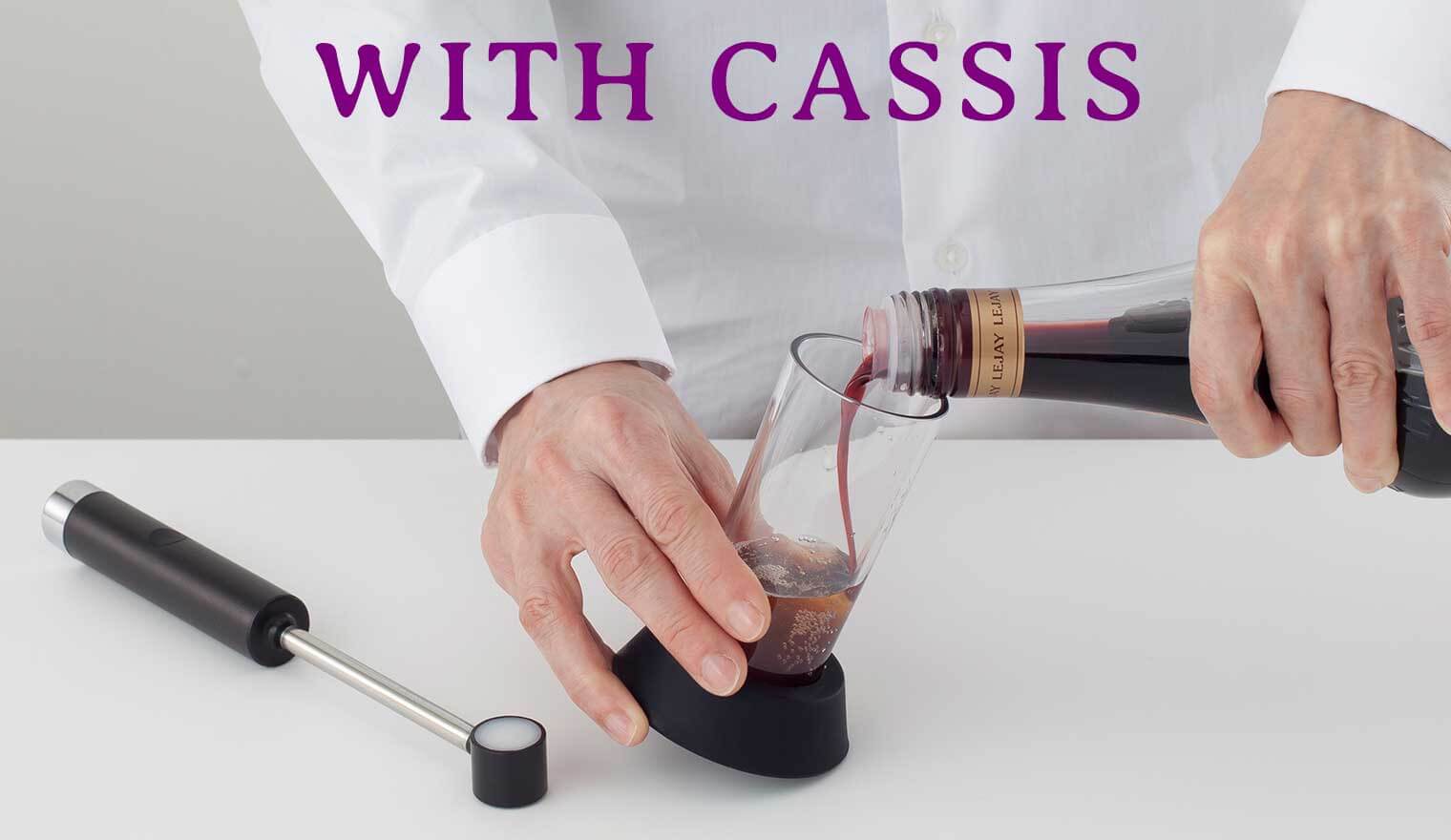 Beer Foamer With Cassis1