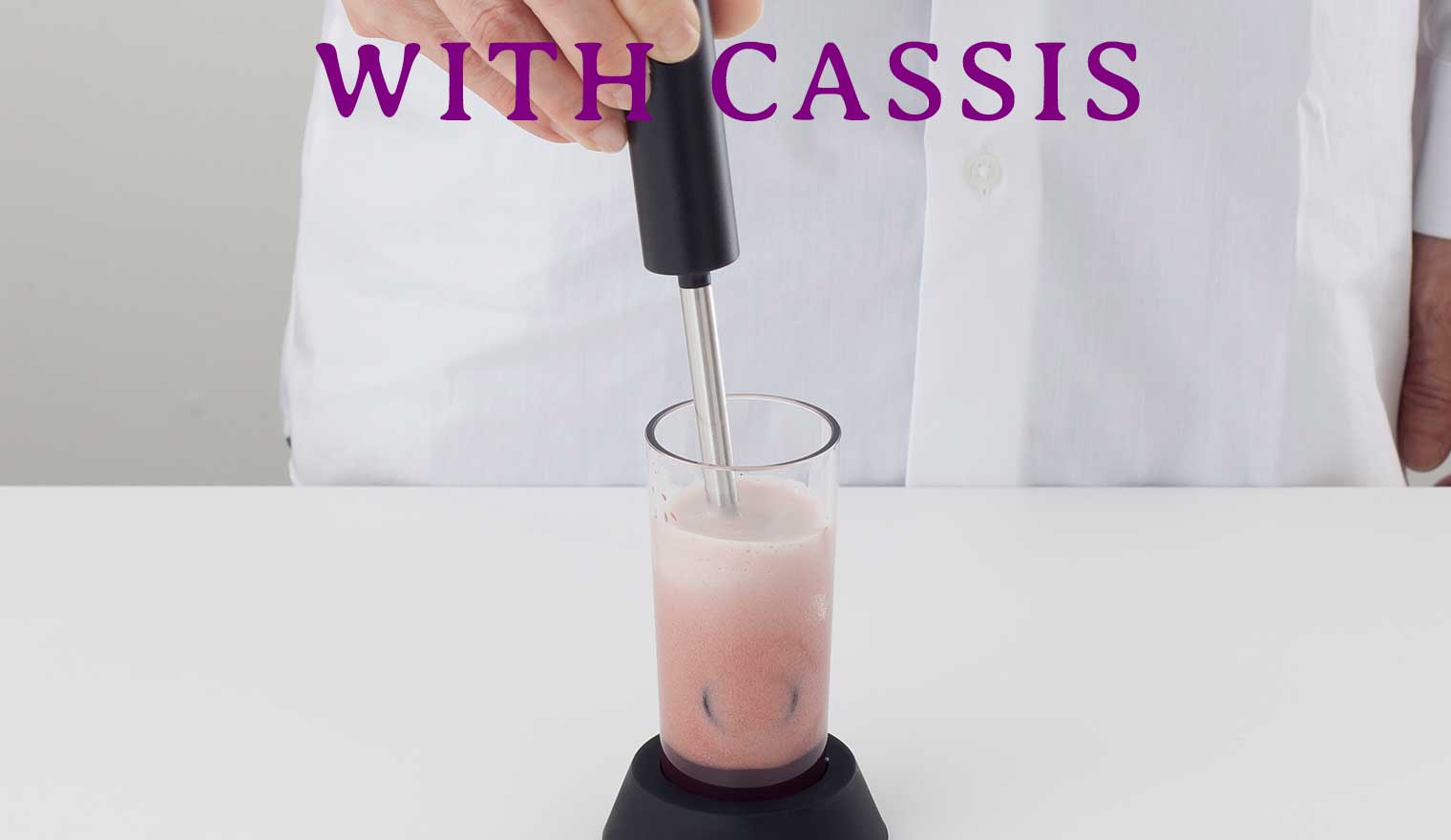Beer Foamer With Cassis2