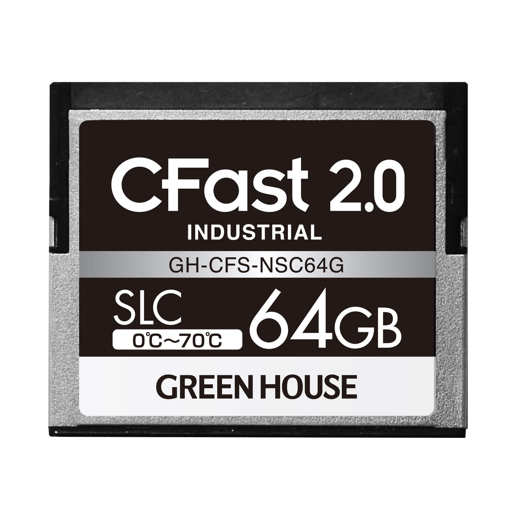 CFast(工業用) GH-CFS-NSCシリーズ 64GB