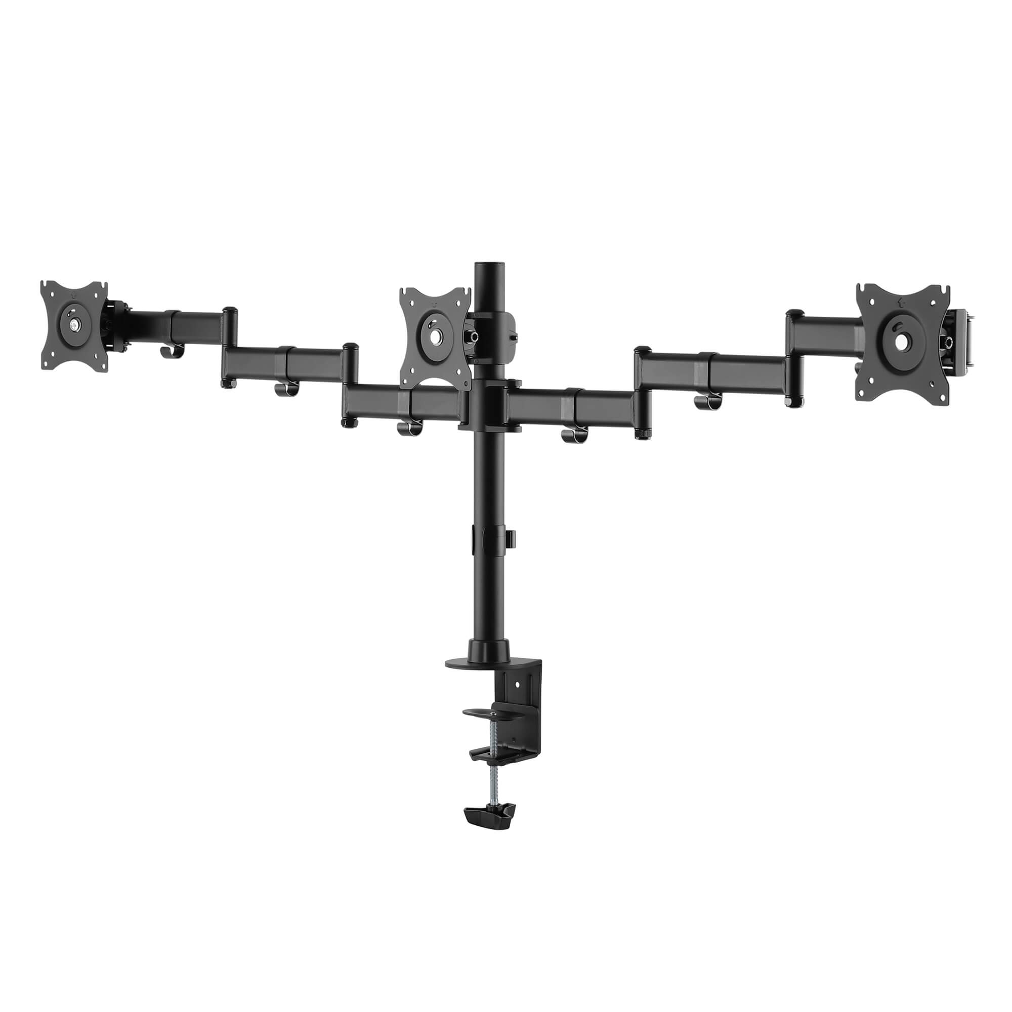 液晶ディスプレイアーム 3画面 クランプ式&グロメット式 | GH-AMCJ01