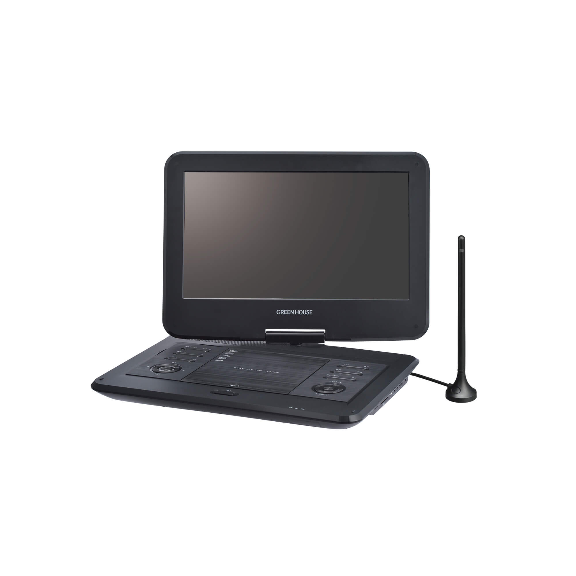 13.3型ワイド液晶ポータブルDVDプレーヤー | GH-PDV13AT-BK