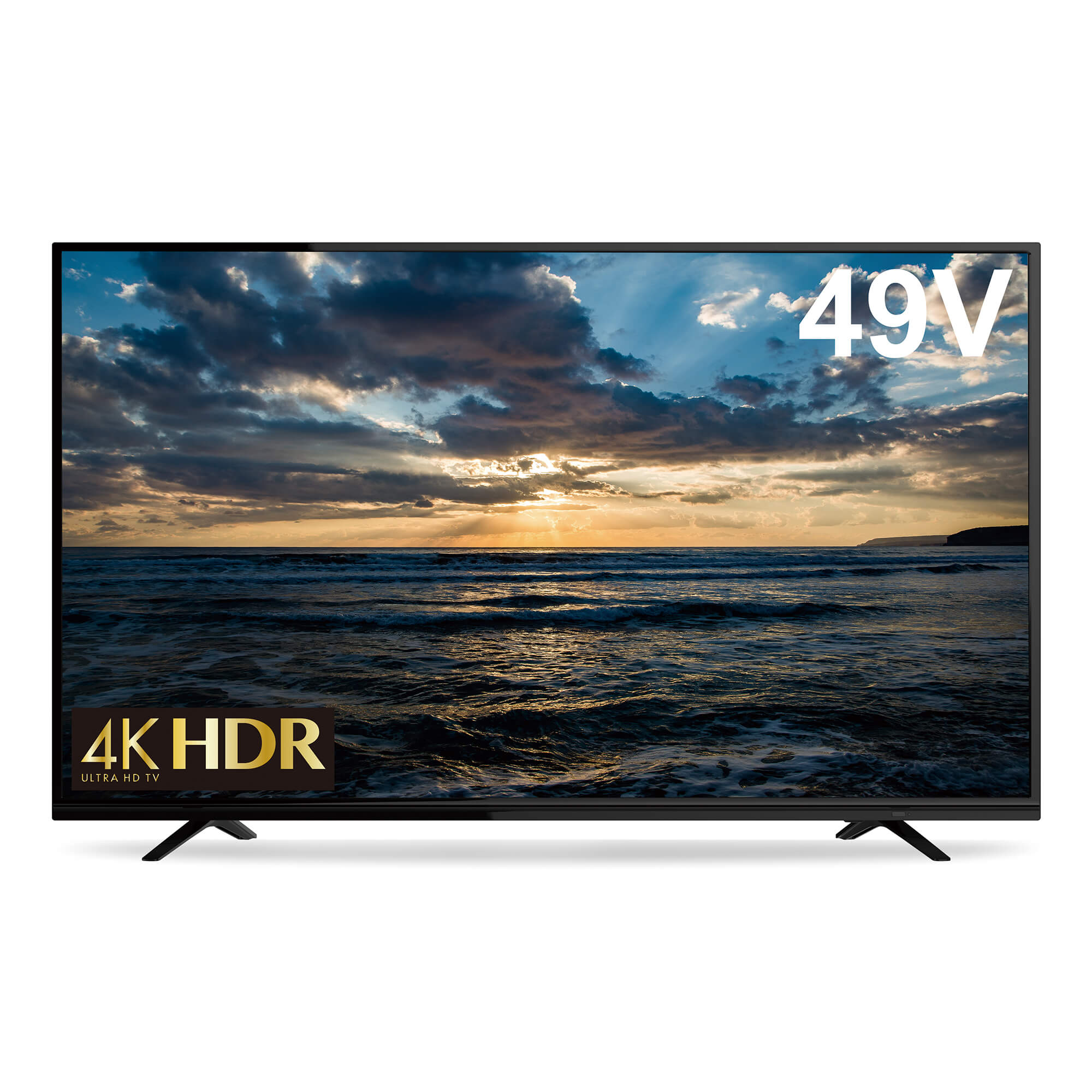 4K/HDR対応49V型液晶テレビ | GH-TV49EM-BK